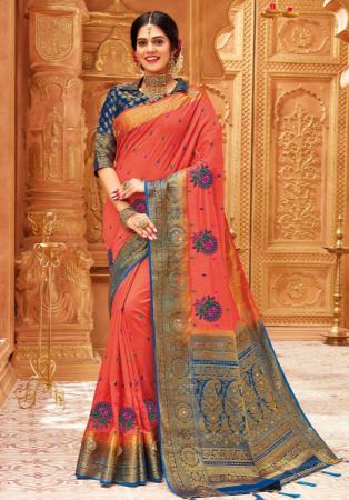 Picture of Ravishing Silk Chocolate Saree