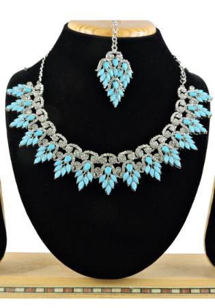 Picture of Marvelous Light Blue Necklace Set