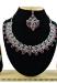 Picture of Beauteous Maroon Necklace Set