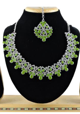 Picture of Lovely Olive Drab Necklace Set