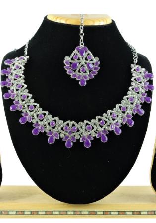 Picture of Amazing Purple Necklace Set