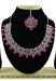 Picture of Appealing Deep Pink Necklace Set