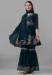 Picture of Georgette Midnight Blue Straight Cut Salwar Kameez