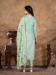 Picture of Chiffon Dark Sea Green Straight Cut Salwar Kameez