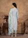 Picture of Chiffon Light Steel Blue Straight Cut Salwar Kameez