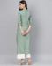 Picture of Classy Rayon Dark Sea Green Kurtis & Tunic