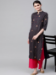 Picture of Grand Rayon Black Kurtis & Tunic