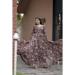 Picture of Magnificent Georgette Dim Gray Readymade Gown