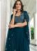 Picture of Alluring Georgette Midnight Blue Lehenga Choli