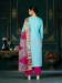 Picture of Medium Aqua Marine Straight Cut Salwar Kameez