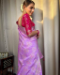 Picture of Fine Silk Medium Orchid Saree