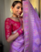 Picture of Fine Silk Medium Orchid Saree