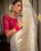 Picture of Wonderful Silk Off White Saree