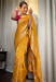 Picture of Exquisite Silk Dark Khaki Saree