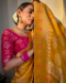 Picture of Exquisite Silk Dark Khaki Saree