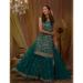 Picture of Georgette Midnight Blue Straight Cut Salwar Kameez