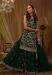 Picture of Georgette Forest Green Straight Cut Salwar Kameez