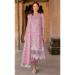 Picture of Silk & Organza Rosy Brown Straight Cut Salwar Kameez