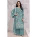 Picture of Georgette Slate Grey Straight Cut Salwar Kameez