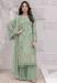 Picture of Georgette Dark Sea Green Straight Cut Salwar Kameez