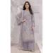 Picture of Ravishing Georgette Silver Straight Cut Salwar Kameez