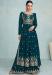 Picture of Sublime Georgette Teal Anarkali Salwar Kameez