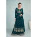 Picture of Sublime Georgette Teal Anarkali Salwar Kameez