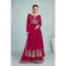 Picture of Resplendent Georgette Maroon Anarkali Salwar Kameez