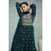 Picture of Georgette Dark Slate Grey Anarkali Salwar Kameez