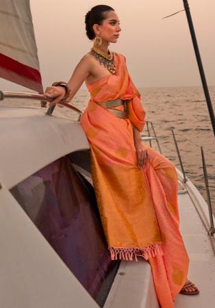 Picture of Pleasing Satin Peru Saree