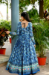 Picture of Taking Chiffon Steel Blue Readymade Gown