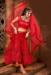 Picture of Comely Net Dark Red Lehenga Choli