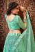 Picture of Pleasing Net Powder Blue Lehenga Choli