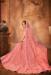 Picture of Fine Net Light Salmon Lehenga Choli