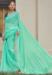 Picture of Fascinating Satin Medium Aqua Marine Saree