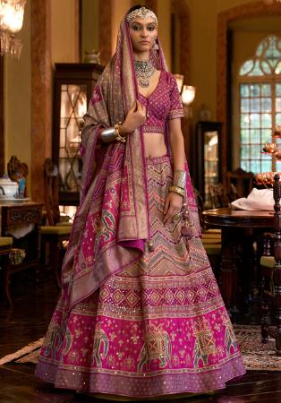 Picture of Enticing Silk Orchid Lehenga Choli