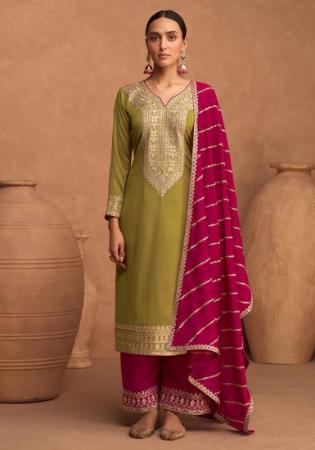 Picture of Resplendent Silk Sienna Straight Cut Salwar Kameez