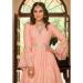 Picture of Pretty Chiffon Wheat Straight Cut Salwar Kameez