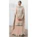 Picture of Georgette Burly Wood Straight Cut Salwar Kameez