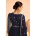 Picture of Georgette Dark Slate Grey Anarkali Salwar Kameez