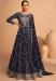 Picture of Magnificent Georgette Indigo Anarkali Salwar Kameez