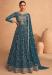 Picture of Georgette Dark Slate Grey Anarkali Salwar Kameez