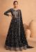 Picture of Splendid Georgette Black Anarkali Salwar Kameez