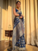 Picture of Appealing Silk Midnight Blue Saree