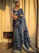 Picture of Appealing Silk Midnight Blue Saree