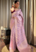 Picture of Excellent Silk Rosy Brown Saree