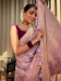 Picture of Excellent Silk Rosy Brown Saree