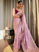 Picture of Excellent Silk Rosy Brown Saree