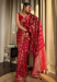 Picture of Superb Silk Dark Red Saree