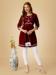 Picture of Pleasing Rayon Maroon Kurtis & Tunic